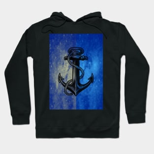 Blue Anchor Hoodie